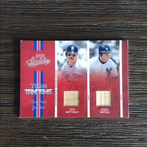 Mattingly/Matsui Memorabilia Card